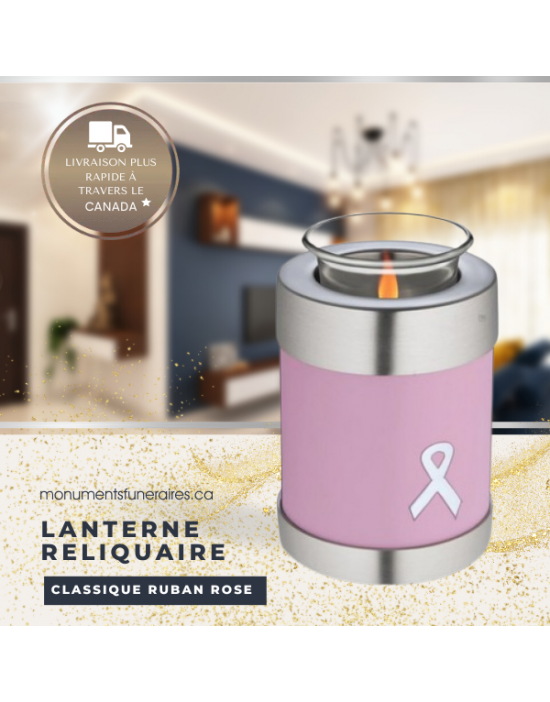 Sensibilisation Ruban Rose (Petite Lanterne Reliquaire)